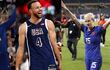 Combo de fotografías de izquierda a derecha los deportistas LeBron James, Stephen Curry y Megan Rapinoe. De LeBron James a Megan Rapinoe pasando por Billie Jean King o Stephen Curry, la mayoría de las estrellas del deporte en Estados Unidos ha respaldado la campaña de Kamala Harris y ha pedido el voto para los demócratas en las elecciones del 5 de noviembre.