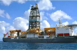 Un buque de exploración de la petrolera BP de Brasil, publicado en el sitio de la emrpesa, halla columna de gas, la mayor en 25 años de la industria brasileña.