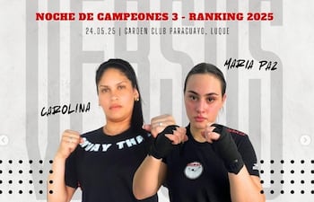 Caro Hermosilla y Paz González, promesa de buen combate.