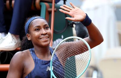 La estadounidense Coco Gauff está en cuartos de final.
