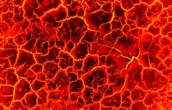 Concepto de océano de magma.