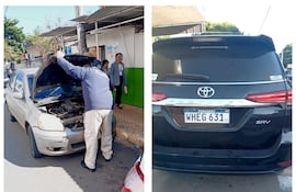 Recuperan automóvil robado en Asunción y camioneta denunciada en Brasil.