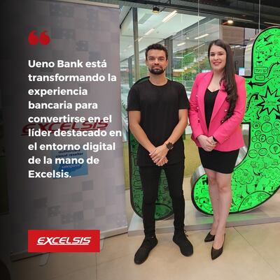 César Astigarraga, director de ITTI, en una imagen difundida por Excelsis con  una cita sobre ueno.