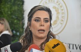 Kattya González, senadora del PEN. (archivo)