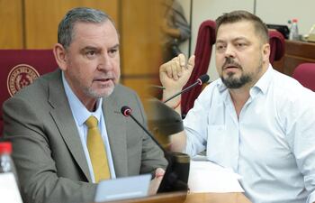 Javier Zacarías Irún (ANR, HC) y Colym Soroka (ANR, aliado cartista).