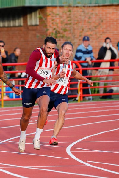 Misael Zalazar y Alexis Wolk, componentes del team nacional.