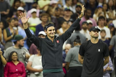 Roger Federer demostró su gran calidad para el deleite de los presentes en el estadio Arthur Ashe repleto.