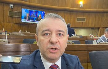 Dani Centurión, diputado colorado de Fuerza Republicana.