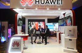 En el stand de HUAWEI se exhibieron los productos tecnológicos y de vanguardia con que cuenta la empresa.
