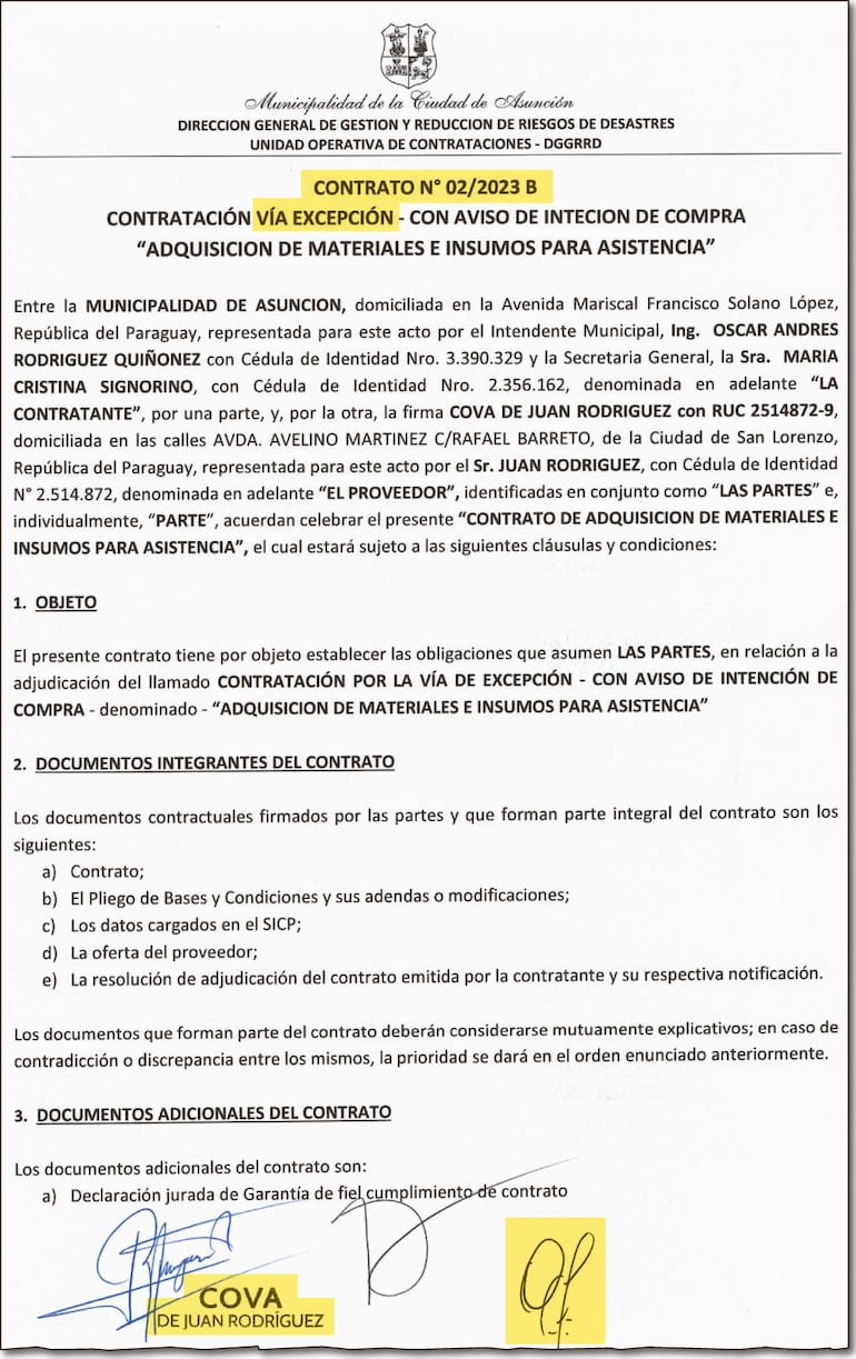 La ferretería Cova de Juan Rodríguez fue sistemáticamente beneficiada con contratos durante administración Nenecho.