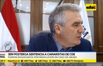 JEM posterga sentencia a camaristas de CDE