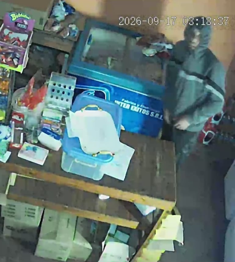 El sospechoso del robo en la cantina del colegio.