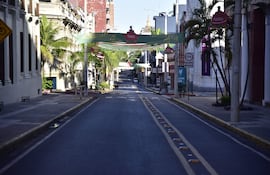 Vista de Calle Palma de Asunción.