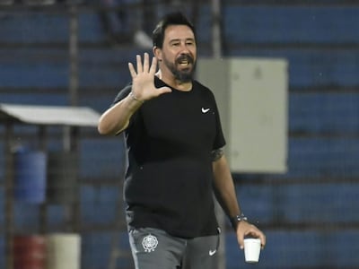 Pablo Andrés Sánchez (63 años), entrenador de Olimpia.