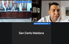 La silla preparada para Ramírez Candia quedó vacía, Fue el jueves durante la frustrada sesión ordinaria.