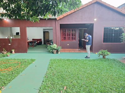 La casa del mesitero ahora fallecido, que fue baleada ocho días antes de su muerte.