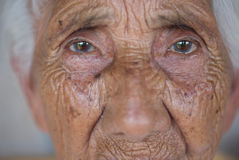 Mujer indígena guaraní.