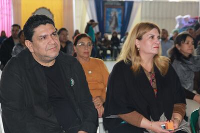 Marcelo Salinas y Carolina Aranda.