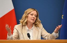 Giorgia Meloni, primera ministra de Italia.