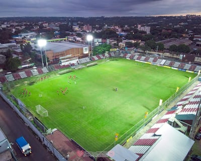 Estadio Gunther Vogel, sede del partido entre Sportivo San Lorenzo y Guaraní.