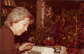 Carmen Soler en Estocolmo, 1976-78. Archivo de Luis Casabianca