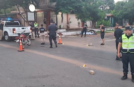 Hombre asesinado a tiros por motoasaltantes en Ñemby.