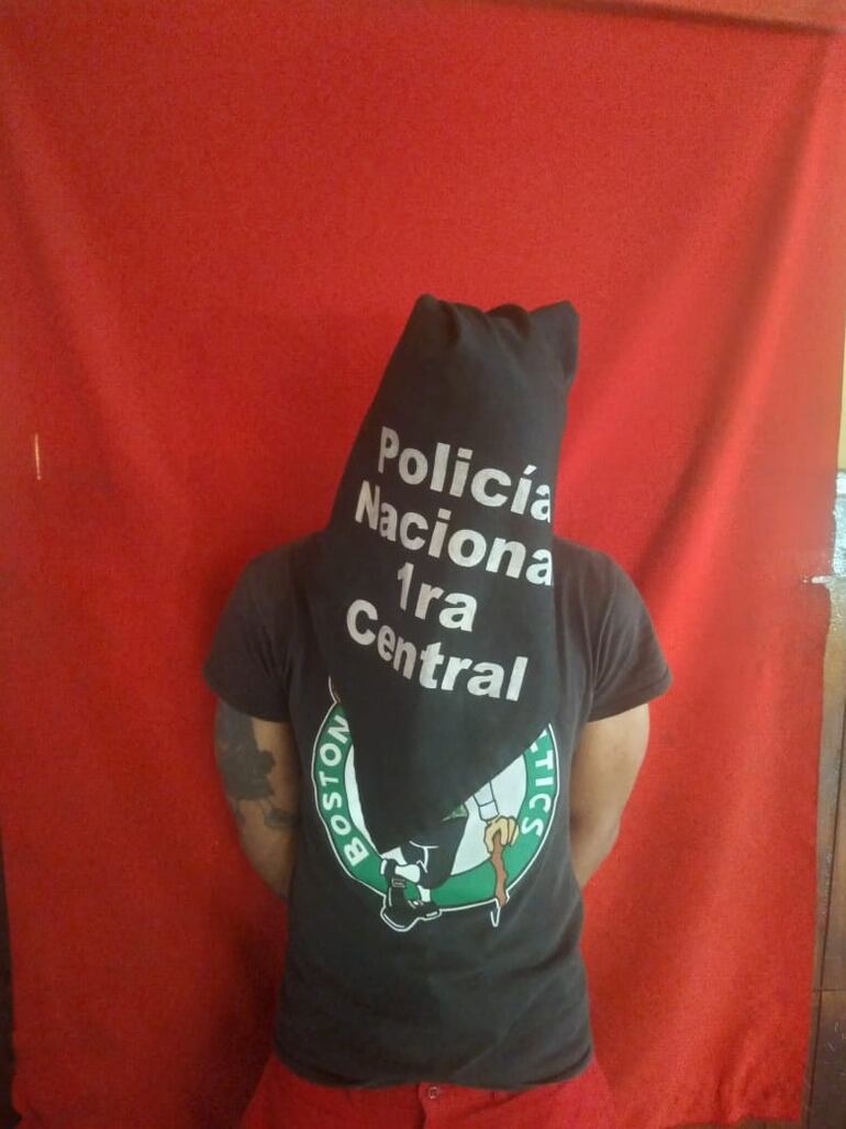 Steven Ariel Echeverría García fue aprehendido por contener marihuana