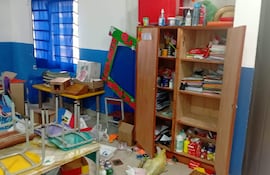 Delincuentes desvalijaron una escuela y dejaron a niños sin merienda ni insumos