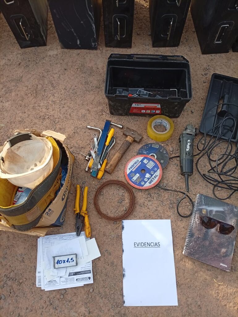 robo de baterías de litio en el Chaco.