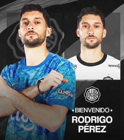 Rodrigo Pérez, nuevo futbolista de Olimpia.