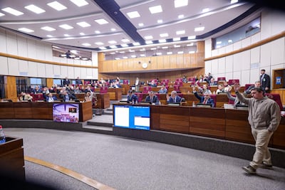 Votación en el Senado. Foto Gent. de Prensa Senado.