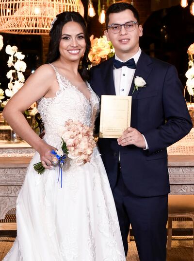 Se casaron Tania Magalí González Giménez y Rolando Daniel Silva Verza.