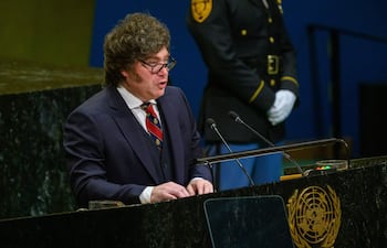 Javier Milei, presidente de Argentina.