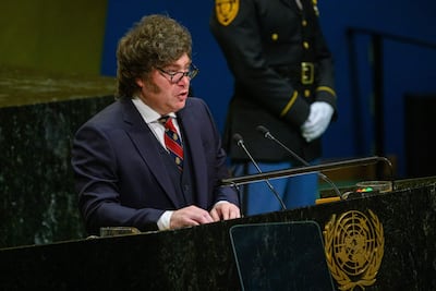 Javier Milei, presidente de Argentina.