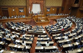 Sesión del Parlamento de Japón. (archivo)