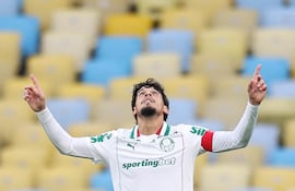 El capitán albirrojo Gustavo Gómez abrió el marcador en el Maracaná.