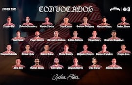 La lista de convocados de Paraguay para el Mundial 2026.