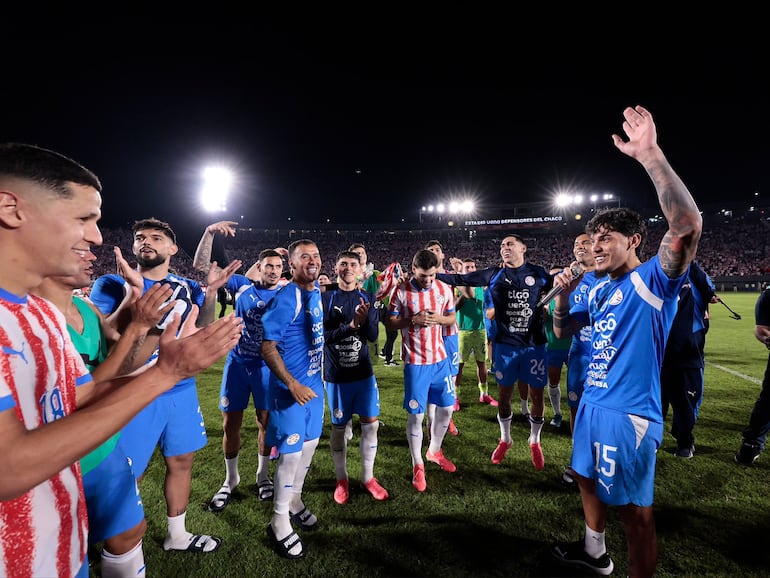 El discurso de agradecimiento del capitán de la selección paraguaya de fútbol, Gustavo Gómez tras la goleada ante Nicaragua, en el amistoso de despedida de la Albirroja. (Foto: @Albirroja)
