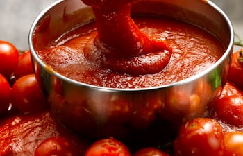 Salsa de tomate.