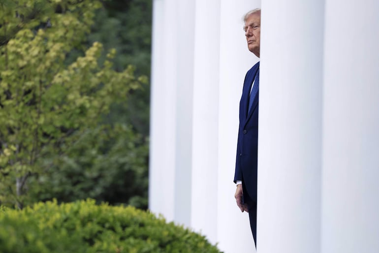 Donald J. Trump en la Casa Blanca.
