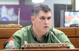 Diputado Esteban Samaniego, con varios pedidos de desafuero cajoneados.