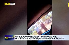 Video: Capturado por realizar disparos al aire