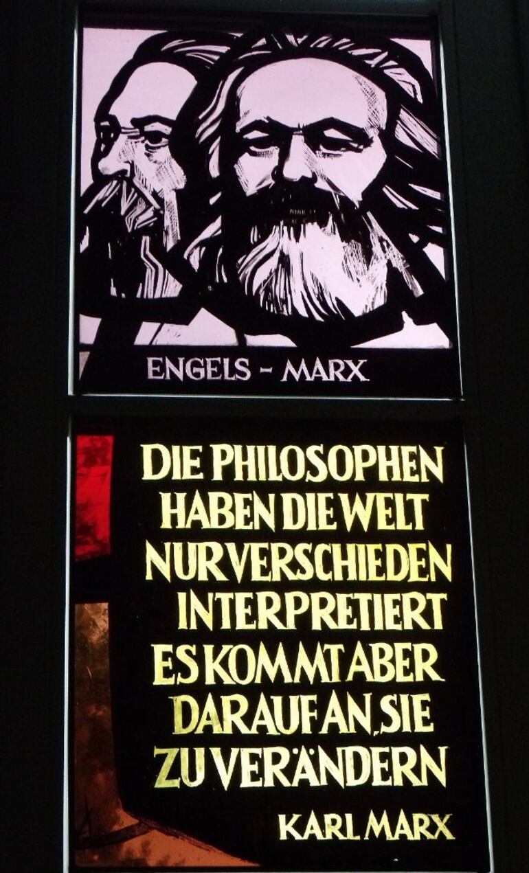 La famosa "tesis 11" (sobre Feuerbach) de Karl Marx.