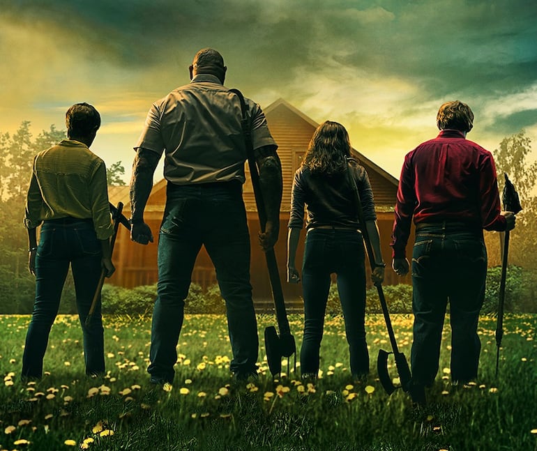 Imagen del póster de "Llaman a la puerta", la nueva película de M. Night Shyamalan que llegará a los cines de Paraguay el 2 de febrero.