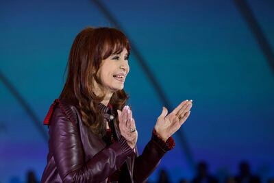 Cristina Fernández, expresidenta de Argentina.