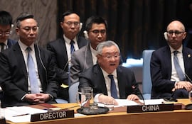 Fu Cong (C), embajador y representante permanente de China ante la ONU.