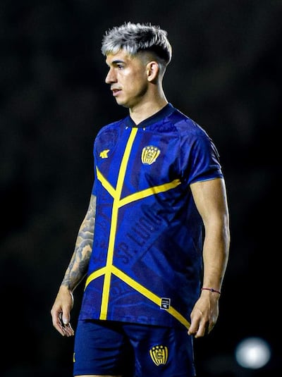 Lautado Comas (29 años), delantero argentino del Sportivo Luqueño.