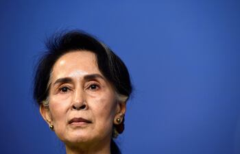 Aung San Suu Kyi.