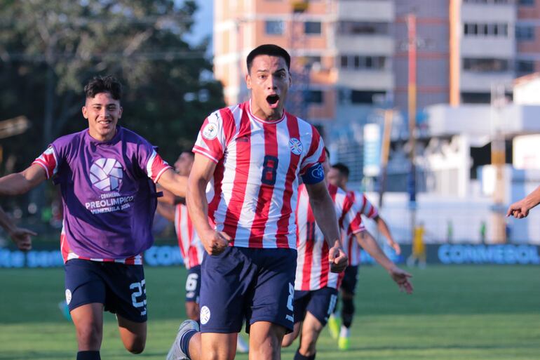 Diego Alexander Gómez Amarilla (20 años), capitán de la selección paraguaya de fútbol.
