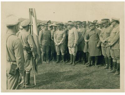 El Regimiento de Caballería Valois Rivarola fue distinguido por su loable hazaña en la Guerra del Chaco.